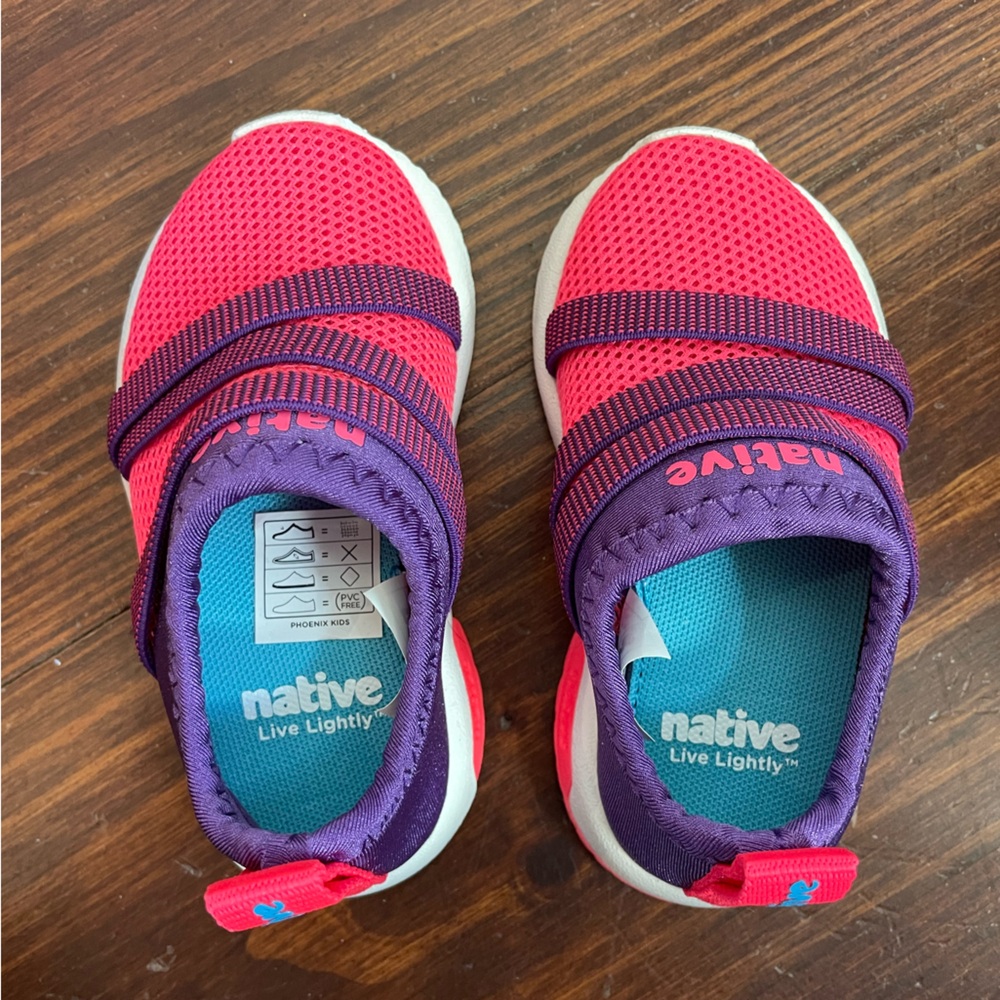 Native Shoes Phoenix (Baby) - Pink - Size 5